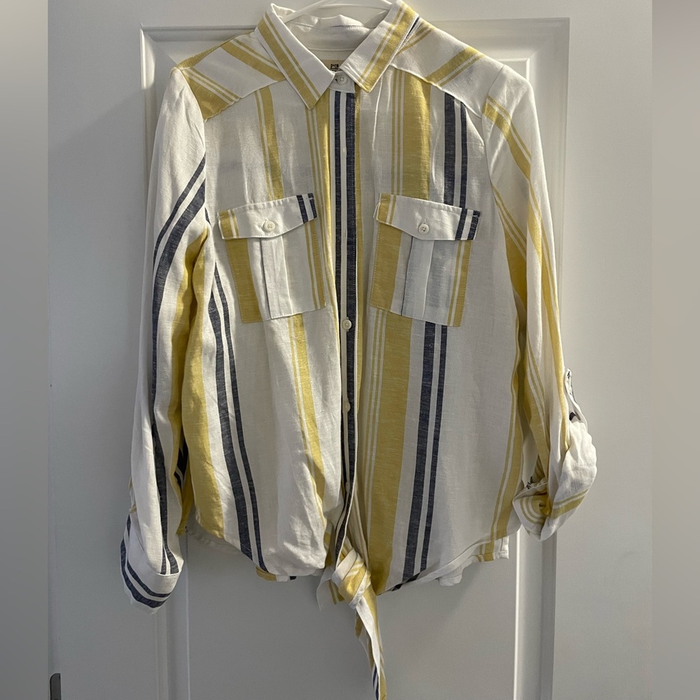 Thread + Supply Striped Button Down.  Medium, NWT.